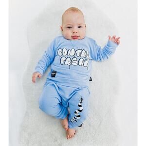 NUNUNU Control Freak Set with Star Onesie - 3-6 Months